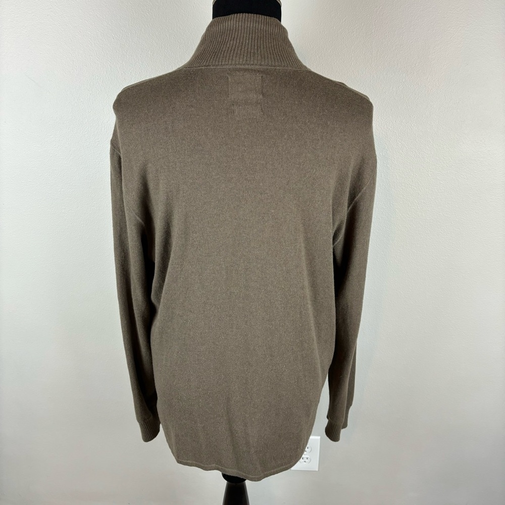 The North Face Mt. Tam 1/4 Zip Sweater Men's Size Large L Pullover Wool Blend